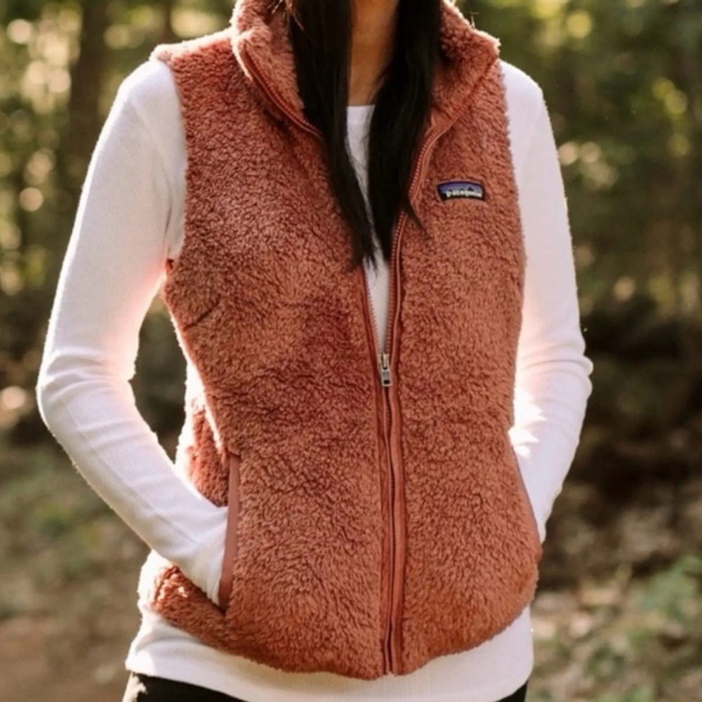 Patagonia Sherpa Fleece Vest - Rust